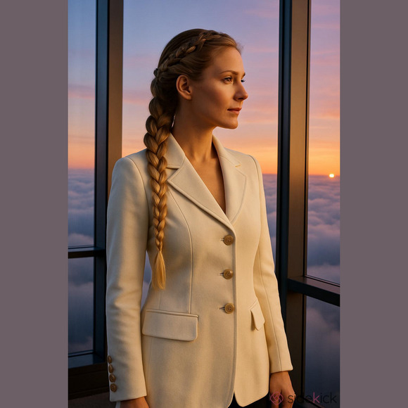 Banana Republic Cream Trench Coat Vintage - Picture 1 of 4